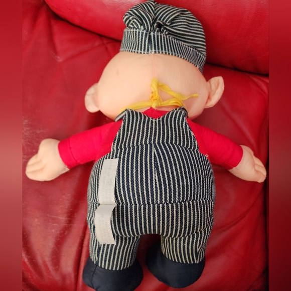 Vintage UNION PACIFIC Train Conductor Plush Stuffed Doll - Hewitt & Howe CHARITY - Picture 3 of 6